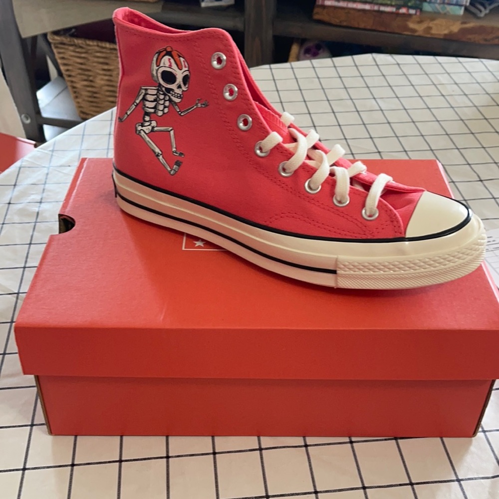 Dia De Muertos Converse High Tops